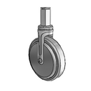 NG-06QDP-125-RG-SQ03 MedCaster Rigid Caster