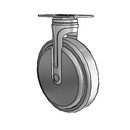 NG-06QDP-125-RG-TP01 MedCaster Rigid Caster