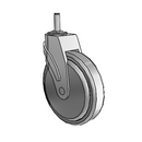 NG-06QDP-125-SW-GR10 MedCaster Swivel Caster