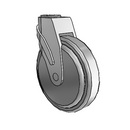 NG-06QDP-125-SW-HK01 MedCaster Swivel Caster