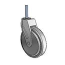 NG-06QDP-125-SW-TS21 MedCaster Swivel Caster