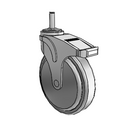NG-06QDP-125-TL-GR10 MedCaster Swivel Caster