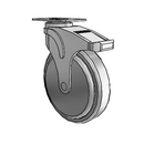 NG-06QDP-125-TL-TP01 MedCaster Swivel Caster