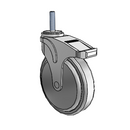 NG-06QDP-125-TL-TS05 MedCaster Swivel Caster