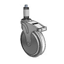 NG-06QDP-125-TL-XRN4 MedCaster Swivel Caster