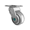 NM-03QD0-125-SW-TPS1 MedCaster Swivel Caster