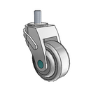NM-03QD0-125-SW-TSS2 MedCaster Swivel Caster