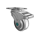NM-03QD0-125-TL-TPS1 MedCaster Swivel Caster