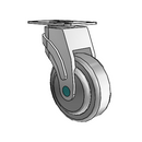 NM-04QD0-125-SW-TPS1 MedCaster Swivel Caster