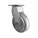 NM-05QD0-125-SW-TPS1 MedCaster Swivel Caster