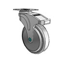 NM-05QD0-125-TL-TPS1 MedCaster Swivel Caster