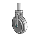 NM-05QDP-125-RG-RS03 MedCaster Rigid Medical Caster