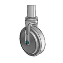 NM-05QDP-125-RG-RS05 MedCaster Rigid Medical Caster