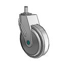 NM-05QDP-125-SW-GR01 MedCaster Swivel Medical Caster