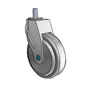 NM-05QDP-125-SW-TS02 MedCaster Swivel Medical Caster