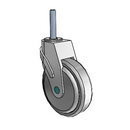 NM-05QDP-125-SW-TS21 MedCaster Swivel Medical Caster