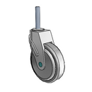 NM-05QDP-125-SW-TS22 MedCaster Swivel Medical Caster