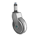 NM-05QDP-125-SW-XRN3 MedCaster Swivel Medical Caster