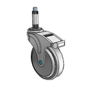 NM-05QDP-125-TL-XRN1 MedCaster Swivel Medical Caster