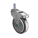 NM-05RPP-125-DL-TS03 MedCaster Swivel Medical Caster