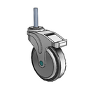 NM-05RPP-125-DL-TS21 MedCaster Swivel Medical Caster
