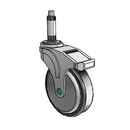 NM-05RPP-125-DL-XRN1 MedCaster Swivel Medical Caster