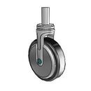 NM-05RPP-125-RG-RS04 MedCaster Rigid Medical Caster