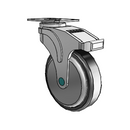 NM-05RPP-125-TL-TP01 MedCaster Swivel Medical Caster