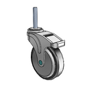 NM-05RPP-125-TL-TS22 MedCaster Swivel Medical Caster