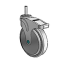 NM-06QDP-125-DL-GR02 MedCaster Swivel Medical Caster