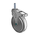 NM-06QDP-125-DL-TS05 MedCaster Swivel Medical Caster