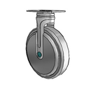 NM-06QDP-125-RG-TP01 MedCaster Rigid Medical Caster