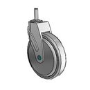 NM-06QDP-125-SW-GR10 MedCaster Swivel Medical Caster