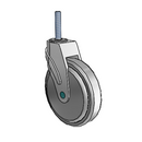 NM-06QDP-125-SW-TS21 MedCaster Swivel Medical Caster