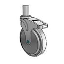 NM-06QDP-125-TL-RS03 MedCaster Swivel Medical Caster