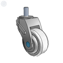 NS-03AMP-125-SW-TS12 MedCaster Swivel Caster