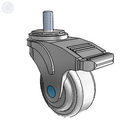 NS-03AMP-125-TL-TS12 MedCaster Swivel Caster