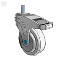 NS-04AMP-125-DL-TS12 MedCaster Swivel Caster