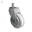 NS-04AMP-125-SW-TS12 MedCaster Swivel Caster