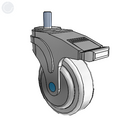 NS-04AMP-125-TL-TS12 MedCaster Swivel Caster
