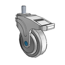 NS-04QDP-125-DL-TS02 MedCaster Swivel Medical Caster