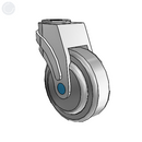 NS-04QDP-125-SW-HK01 MedCaster Swivel Medical Caster