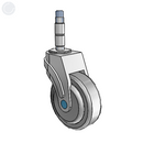 NS-04QDP-125-SW-XRZ1 MedCaster Swivel Medical Caster