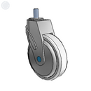 NS-05AMP-125-SW-TS12 MedCaster Swivel Caster