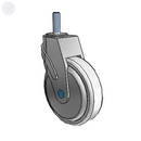 NS-05AMP-125-SW-TS13 MedCaster Swivel Caster