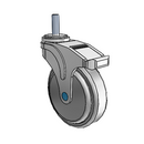 NS-05QDP-125-DL-TS03 MedCaster Swivel Medical Caster