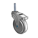 NS-05QDP-125-DL-TS21 MedCaster Swivel Medical Caster
