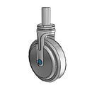 NS-05QDP-125-RG-RS01 MedCaster Rigid Medical Caster