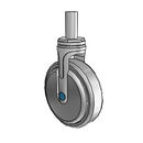NS-05QDP-125-RG-RS04 MedCaster Rigid Medical Caster