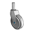 NS-05QDP-125-SW-GR09 MedCaster Swivel Medical Caster